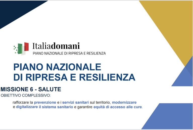 Parte il Pnrr Italia: Missione Salute
